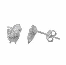 Charger l'image dans la galerie, Boucles d'oreilles Hibou argent 925
