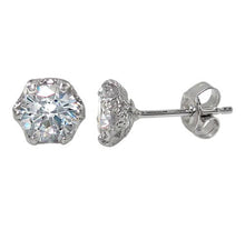 Load image into Gallery viewer, Boucles d'oreilles 925 rhodium &amp; zircon
