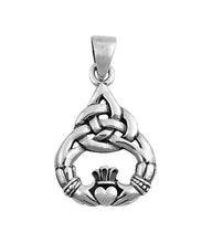 Load image into Gallery viewer, Pendentif Argent 925 Claddag
