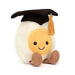 Charger l&#39;image dans la galerie, Jellycat: Oeuf amusant &quot;Graduation&quot;
