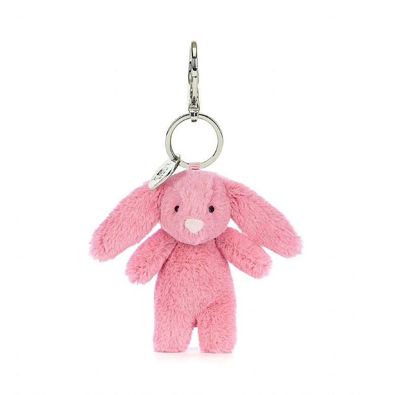 Jellycat : Bashful Lapin rose Porte-clé
