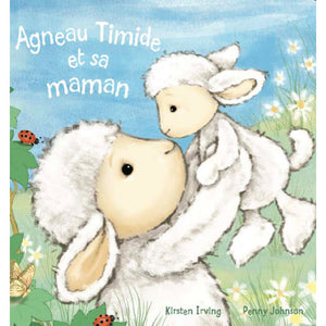 Jellycat: Livre agneau timide et sa maman