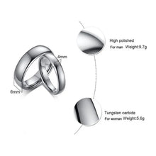 Charger l'image dans la galerie, Bague 6mm en Tungstène
