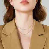 Acier Inoxidable Collier