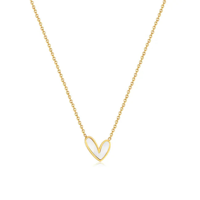 Collier Coeur Acier Inoxydable