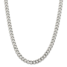 Load image into Gallery viewer, Italian Silver Curb Chain
