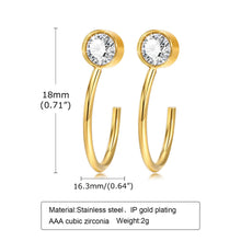 Load image into Gallery viewer, Stainless Steel Hoops
