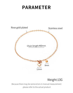 Collier Coeur Acier Inoxydable