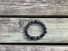 Charger l&#39;image dans la galerie, Bracelet Pierre Lava et Onyx
