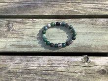 Charger l&#39;image dans la galerie, Bracelet Pierre Agate Mousse &amp; Lava
