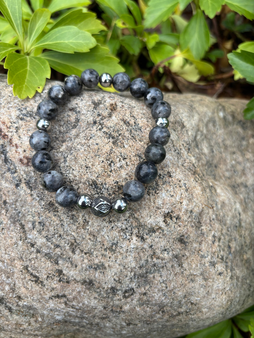 Bracelet Pierre Larvikite