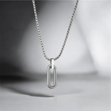 Charger l'image dans la galerie, Pendentif Ovale Acier Inoxydable
