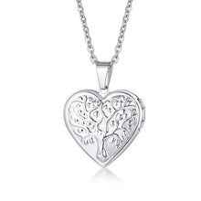 Charger l&#39;image dans la galerie, Pendentif Loquet Coeur Acier Inoxydable

