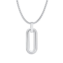 Charger l&#39;image dans la galerie, Pendentif Ovale Acier Inoxydable

