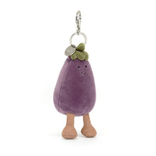 Charger l&#39;image dans la galerie, Jellycat : Aubergine enjouée Porte-clé
