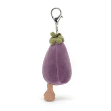 Charger l&#39;image dans la galerie, Jellycat : Aubergine enjouée Porte-clé
