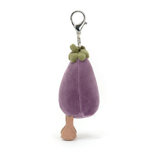 Jellycat : Aubergine enjouée Porte-clé
