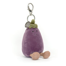 Charger l&#39;image dans la galerie, Jellycat : Aubergine enjouée Porte-clé

