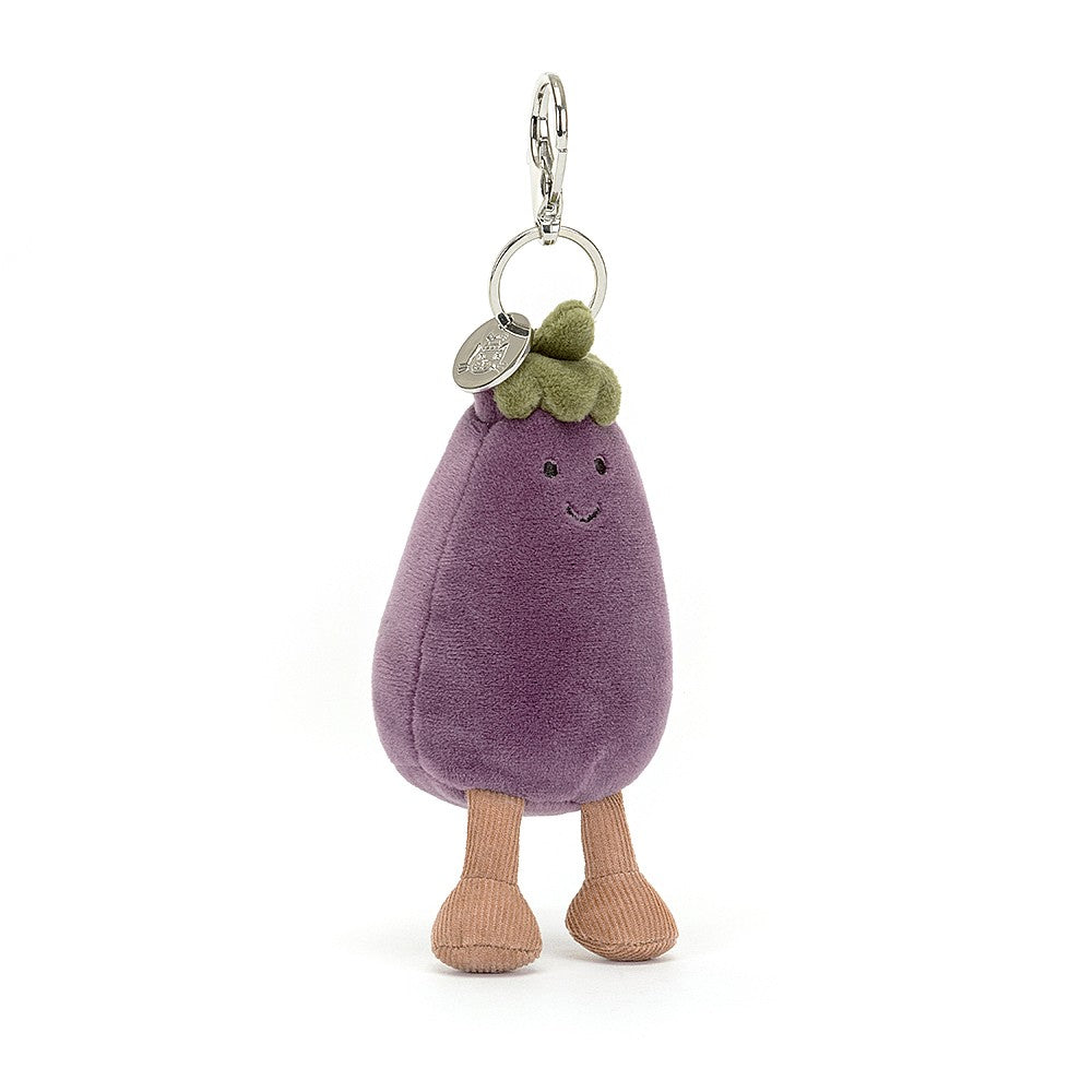 Jellycat : Aubergine enjouée Porte-clé