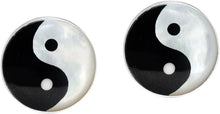 Load image into Gallery viewer, Boucles d'oreilles Ying Yang Argent 925
