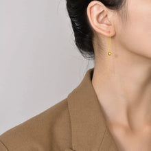 Charger l&#39;image dans la galerie, Boucles Chaine &amp; Boule Acier Inoydable
