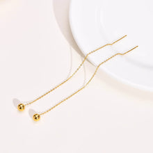 Charger l&#39;image dans la galerie, Boucles Chaine &amp; Boule Acier Inoydable
