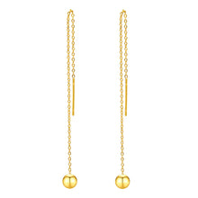 Charger l&#39;image dans la galerie, Boucles Chaine &amp; Boule Acier Inoydable
