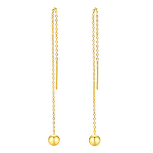 Boucles Chaine & Boule Acier Inoydable