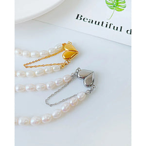 Bracelet Acier Inox & perles