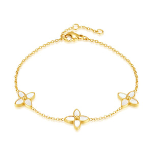 Bracelet Acier Inoxydable et Nacre