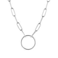 Charger l&#39;image dans la galerie, Collier Cercle Acier Inoxydable
