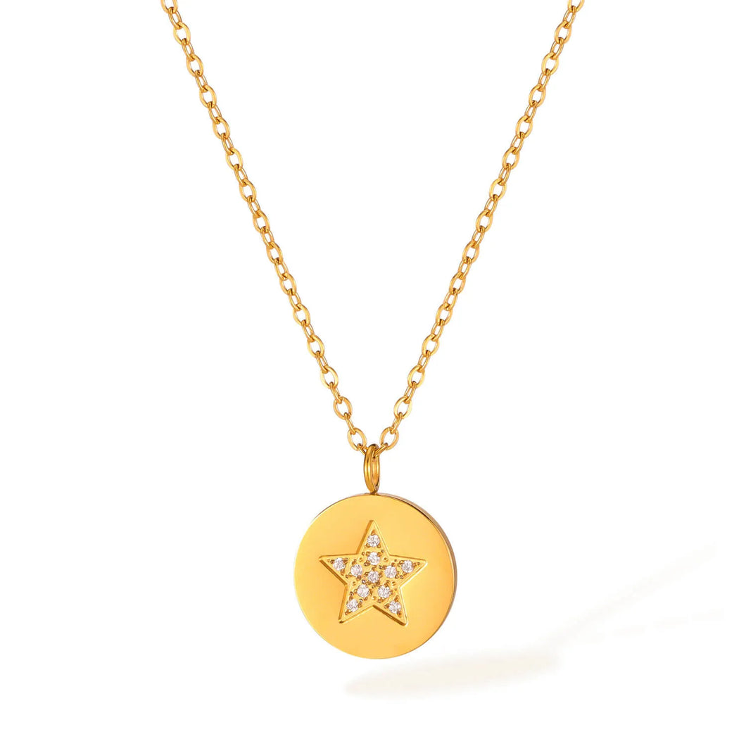 Pendentif Étoile Acier Inoxydablw