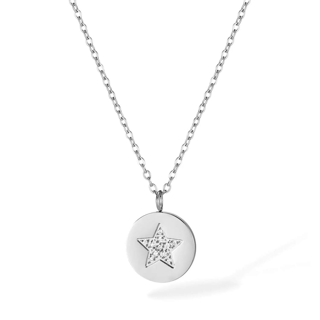 Pendentif Étoile Acier Inoxydable
