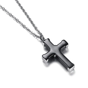 Pendentif Croix&Chaine Acier inoxydable