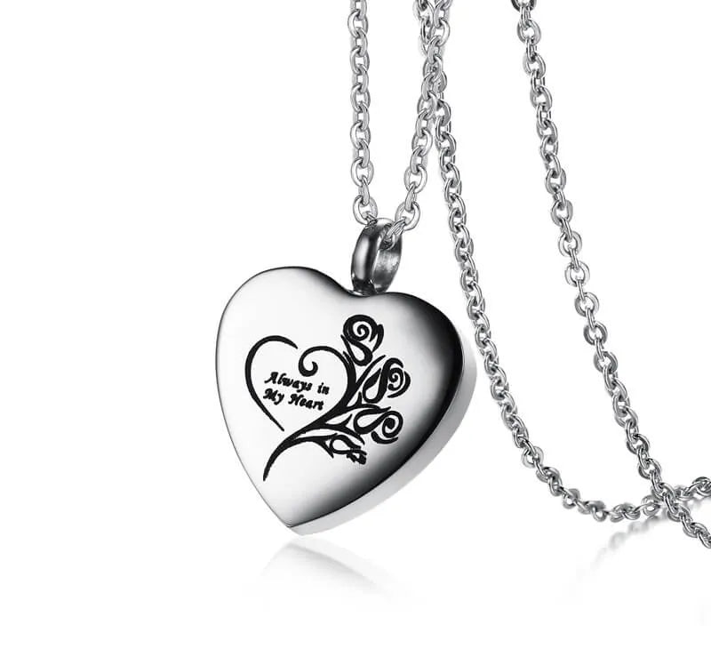 Pendentif Urne Acier Inoxydable