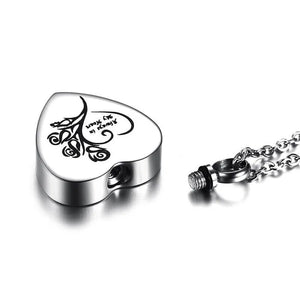 Pendentif Urne Acier Inoxydable