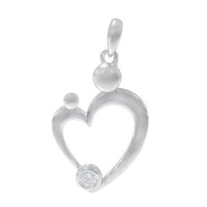 Silver Mother & Child Pendant