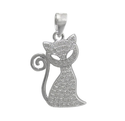 Silver Cat Pendant