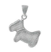 Load image into Gallery viewer, Silver Dog Pendant

