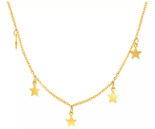 Load image into Gallery viewer, Collier étoiles Acier Inoxydable
