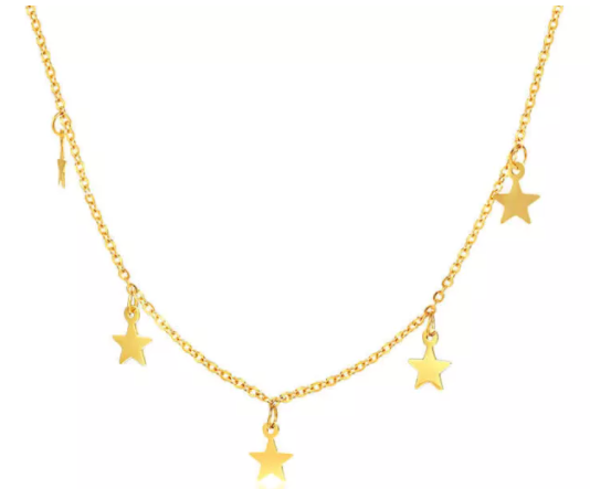 Collier étoiles Acier Inoxydable