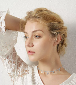 Collier étoiles Acier Inoxydable