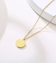 Load image into Gallery viewer, Pendentif FU (fortune) acier inoxydable
