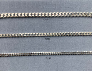 Italian Silver Curb Chain