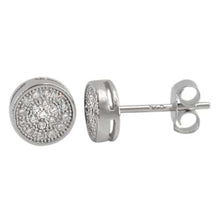 Load image into Gallery viewer, Boucles d&#39;oreilles argent &amp; zircon
