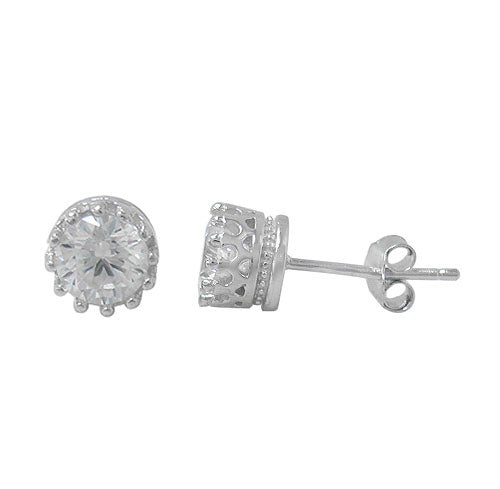 Boucles d'oreilles Argent & Zircon