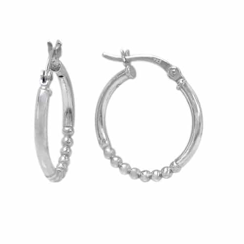 925 Silver Hoops