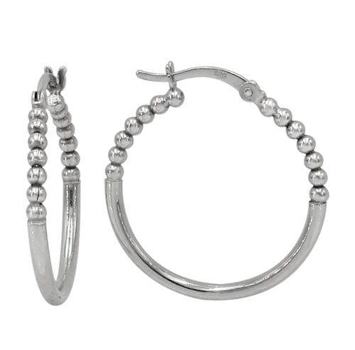 Silver earrings