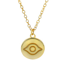 Charger l&#39;image dans la galerie, Collier Argent Evil Eye
