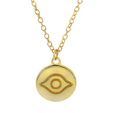 Load image into Gallery viewer, Collier Argent Evil Eye

